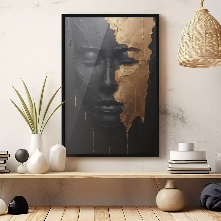 Fototapeedid Abstraktne naiste portree f45480