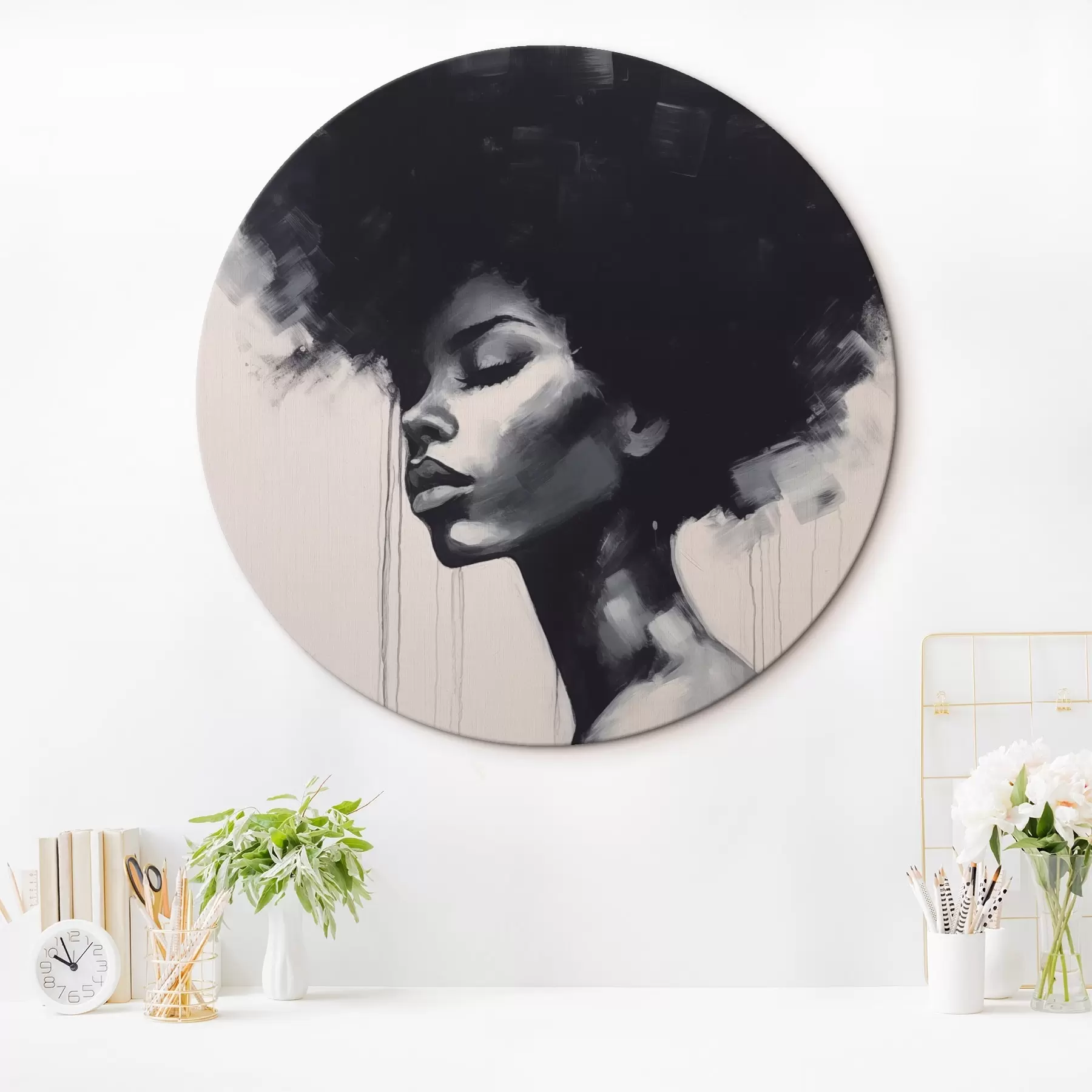 Pilt Abstraktne naiste portree r45464