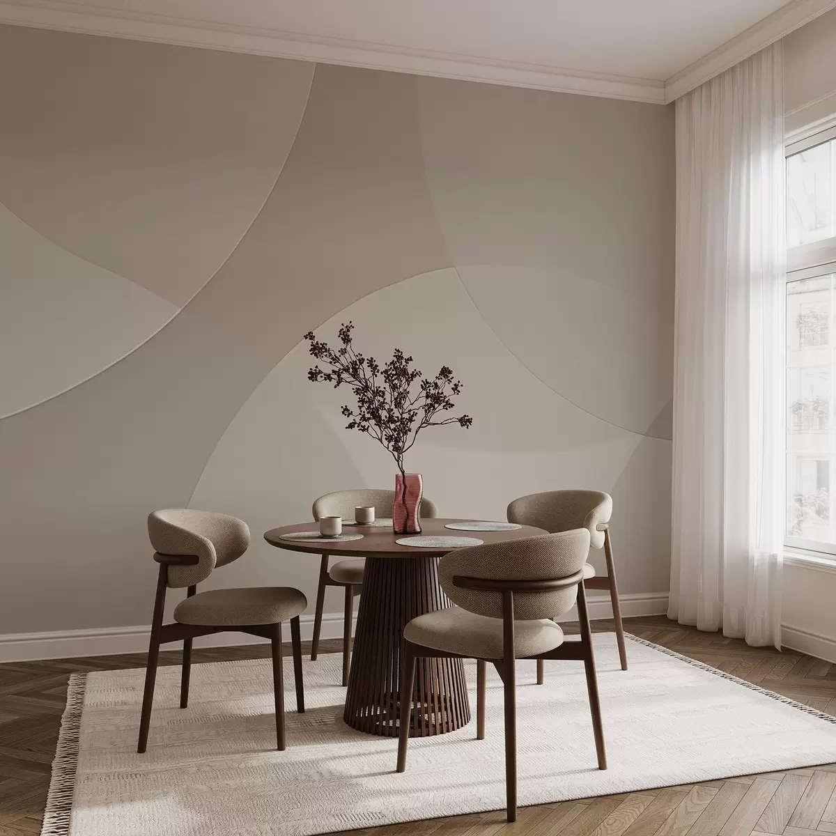 Fototapeedid Abstraktsed ringid w04439