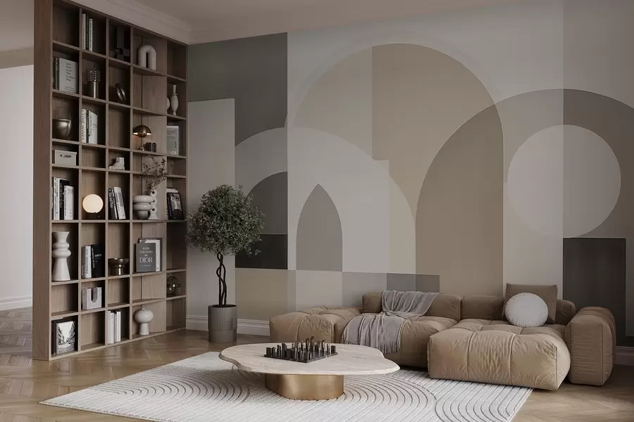 Fototapeedid Abstraktne abstraktne geomeetria w04440