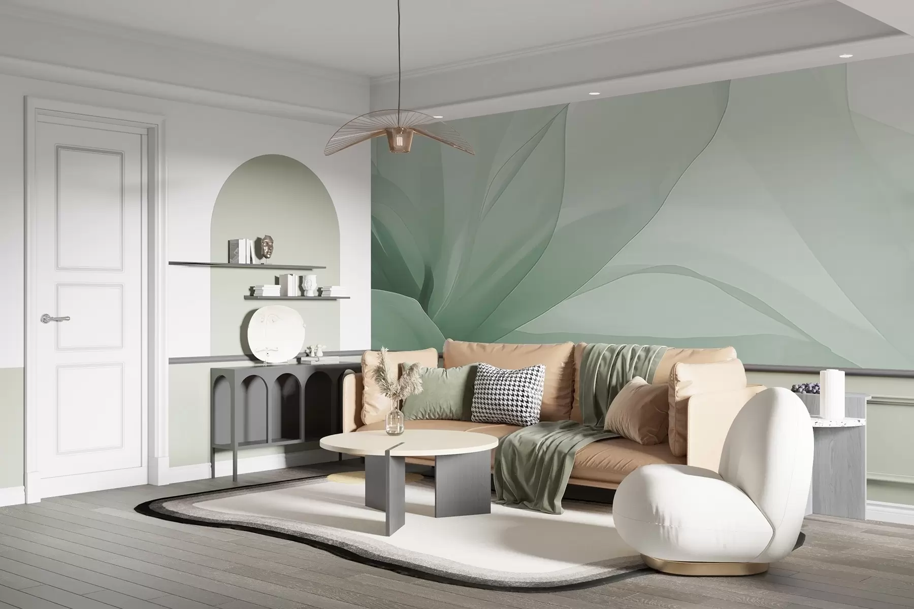 Fototapeedid Kroonlehed mündivoltides w04435v1