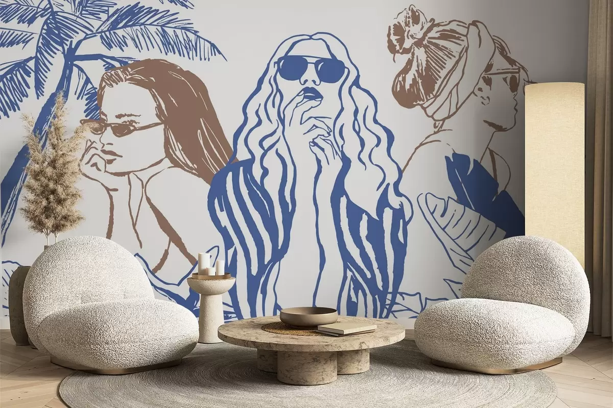 Fototapeedid Tüdrukud w04463