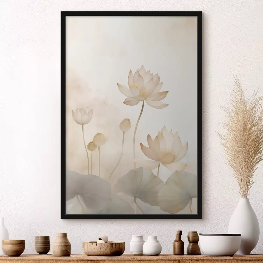 Fototapeedid Valgus Lootose lilled f45612