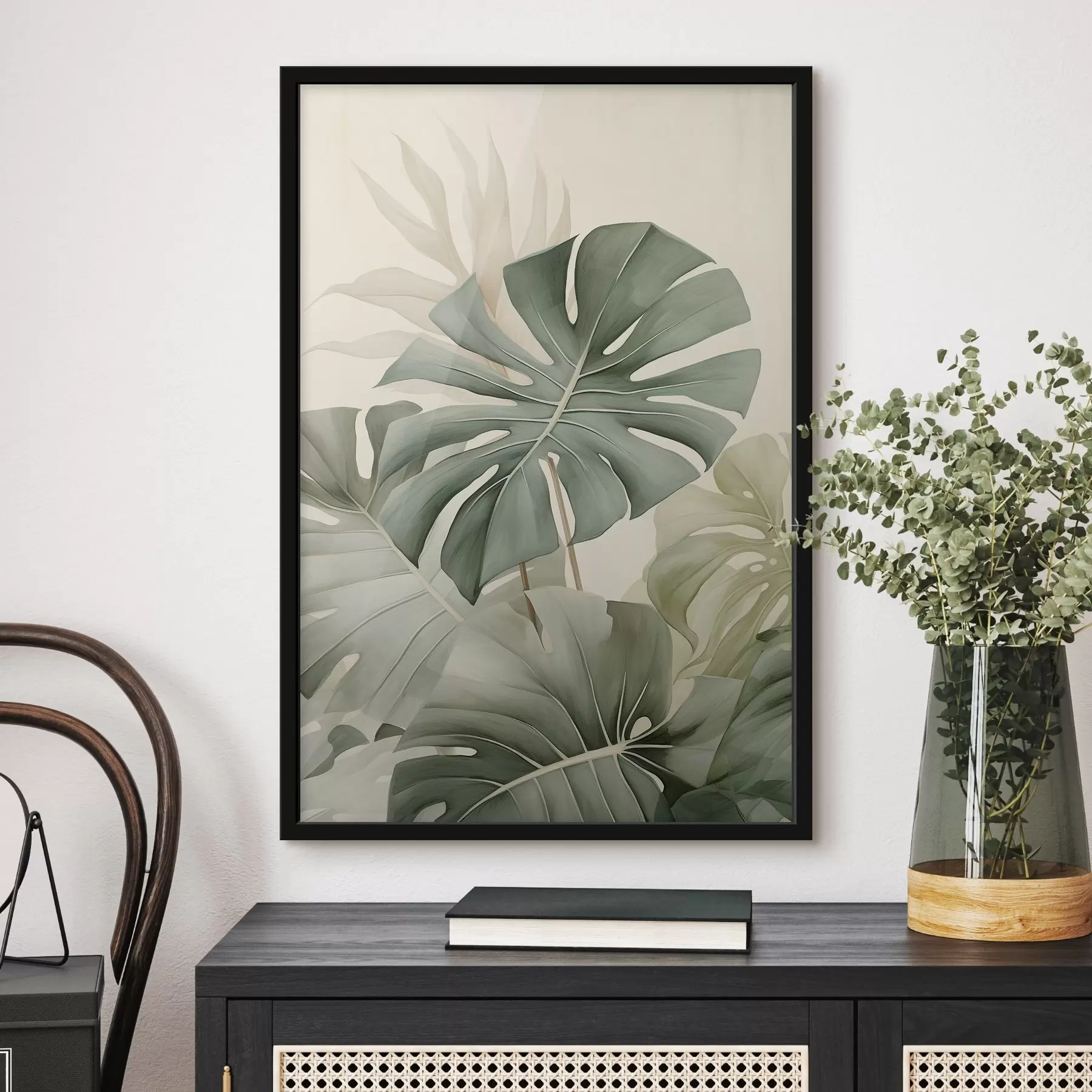 Fototapeedid Suur Monstera leht f45616