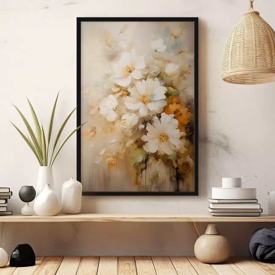 Fototapeedid Pastellbeeži ja pruunide toonidega kompositsioon f45534