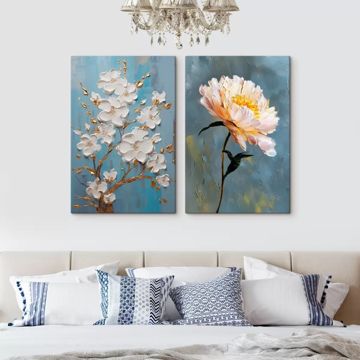 Pilt Lilleõie ja pioon: reljeefne kompositsioon m00637