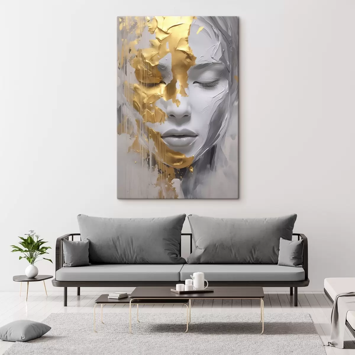 Pilt Abstraktne naise portree s45448