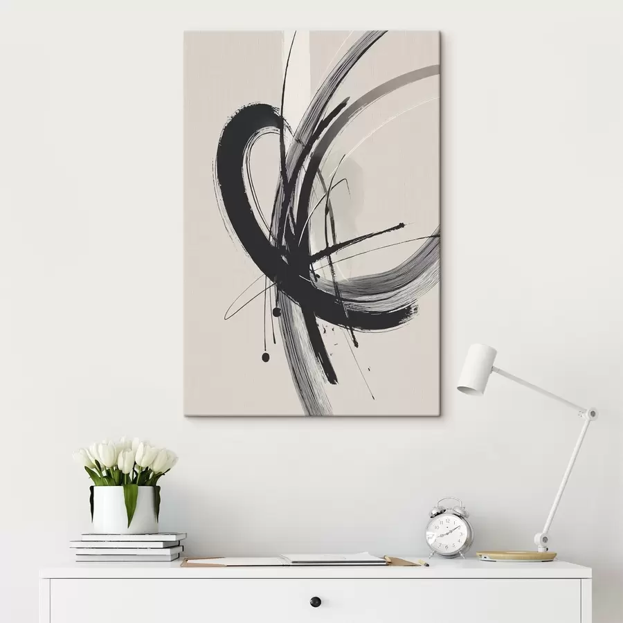 Pilt Abstraktsed minimalistlikud pintslitõmbed s45582