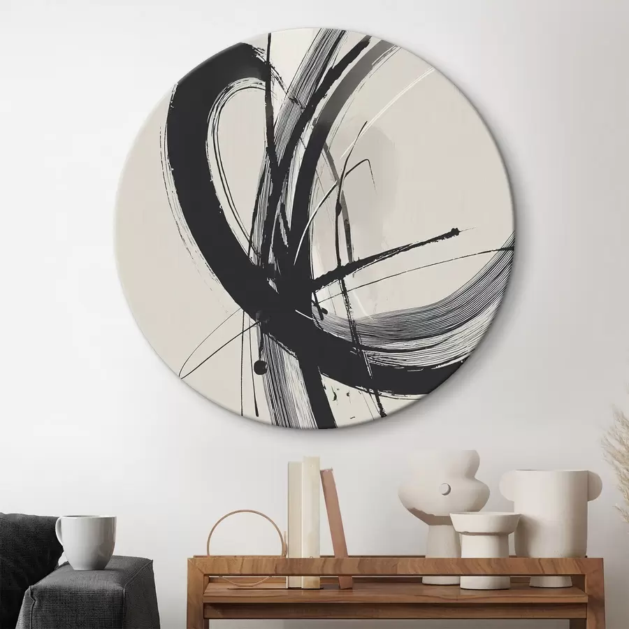 Pilt Abstraktsed minimalistlikud pintslitõmbed r45582