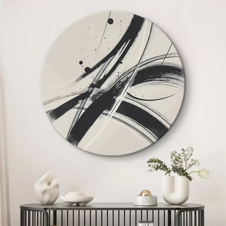 Pilt Abstraktsed minimalistlikud pintslitõmbed r45583