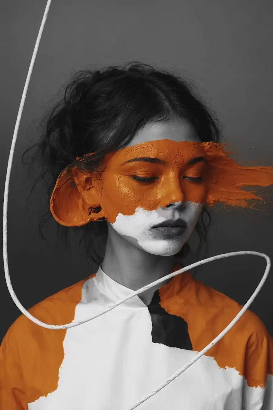 Fototapeedid Lilla lill stiilis volüümne maalimine f45495