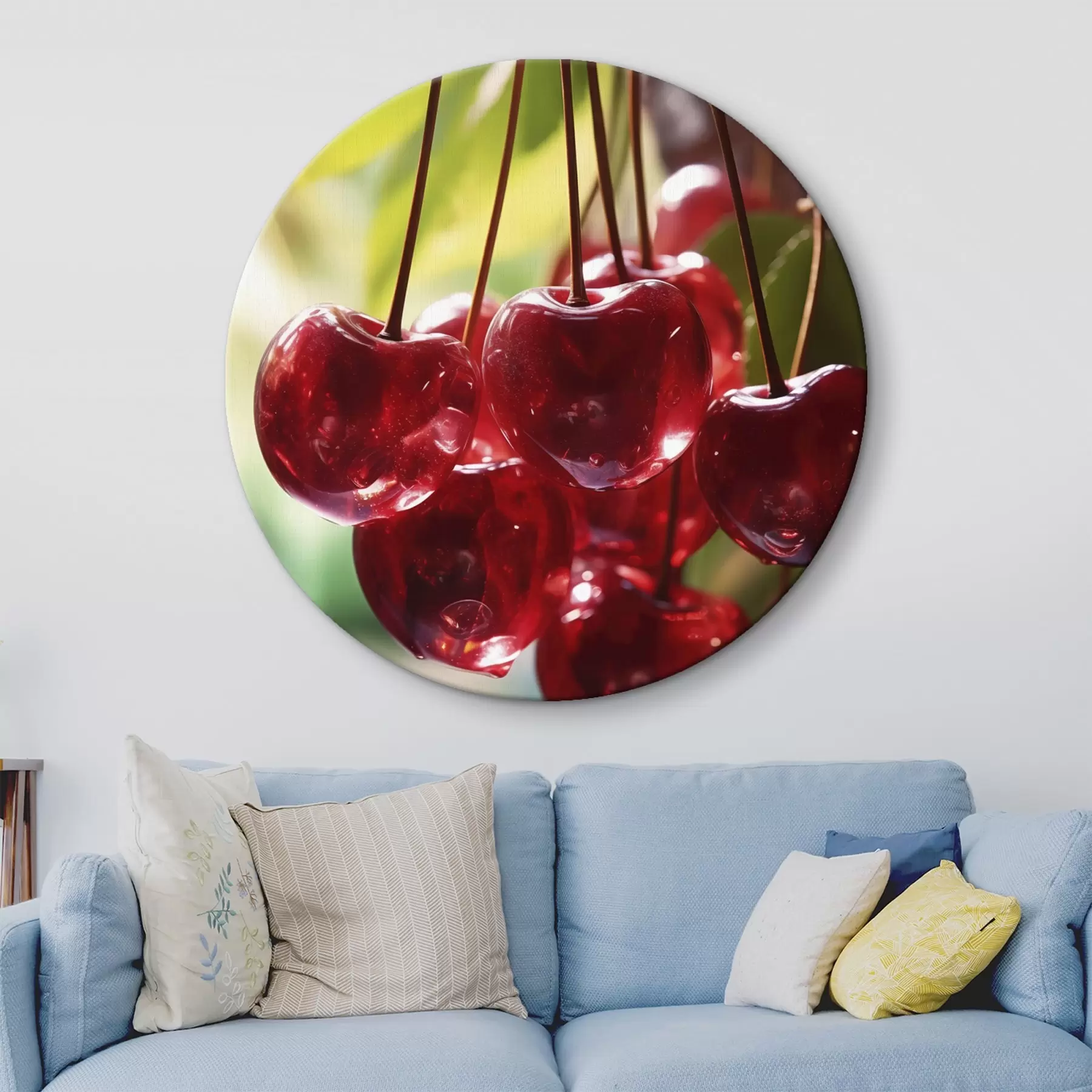 Pilt Tüdruku portree abstraktse oranži maaliga r45498