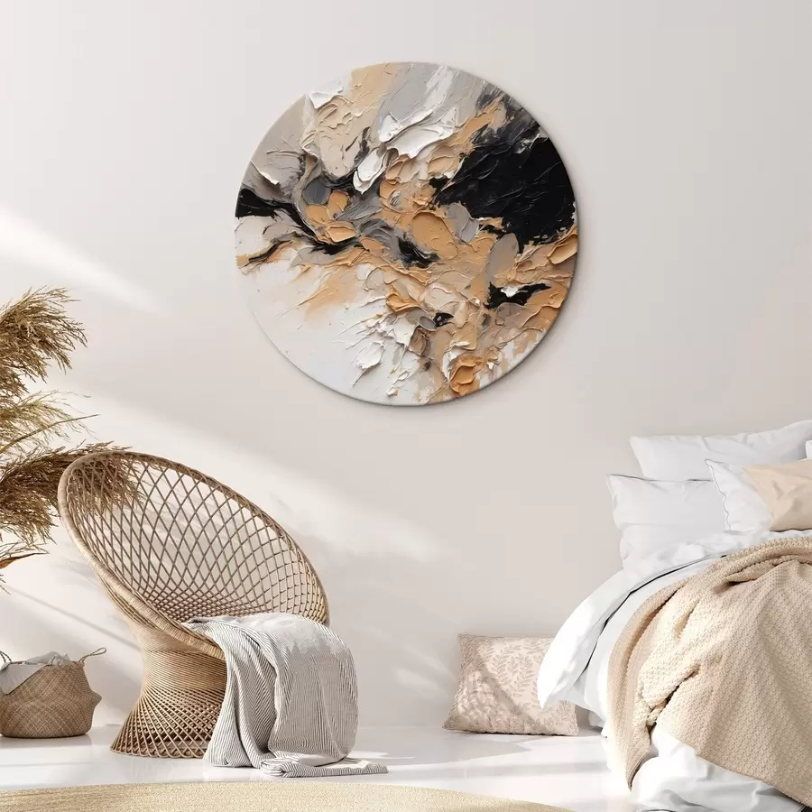 Pilt Abstraktne tekstuur koos värvilöökidega r45619