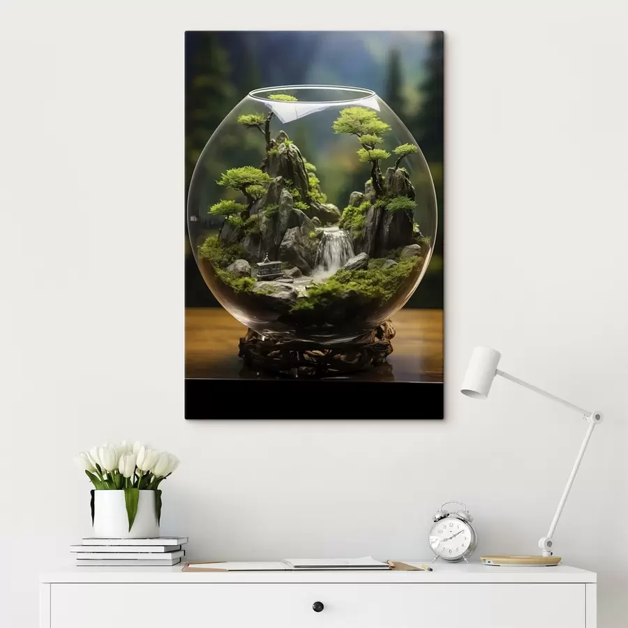 Pilt Sinine lill, mille kroonlehtedel on veetilgad s45502