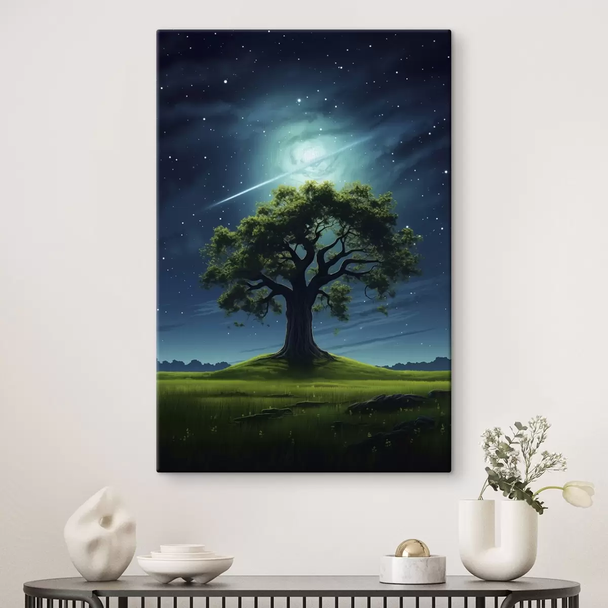 Pilt Vihmapiisad klaasile koos öötuledega s45503