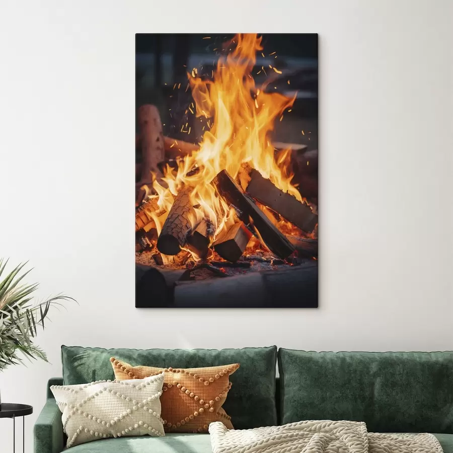 Pilt Tulekahju jaanituli puiduga s45514