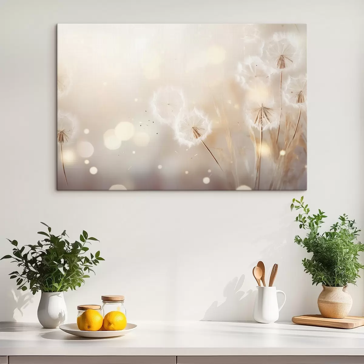 Pilt Õrnad võililled heledas valguses s45519