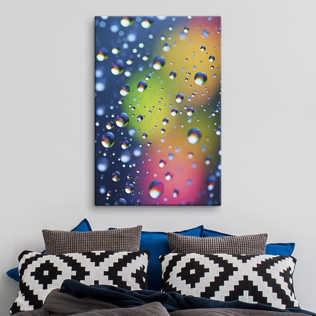 Pilt Värvilised peegeldused veepiiskades s45522