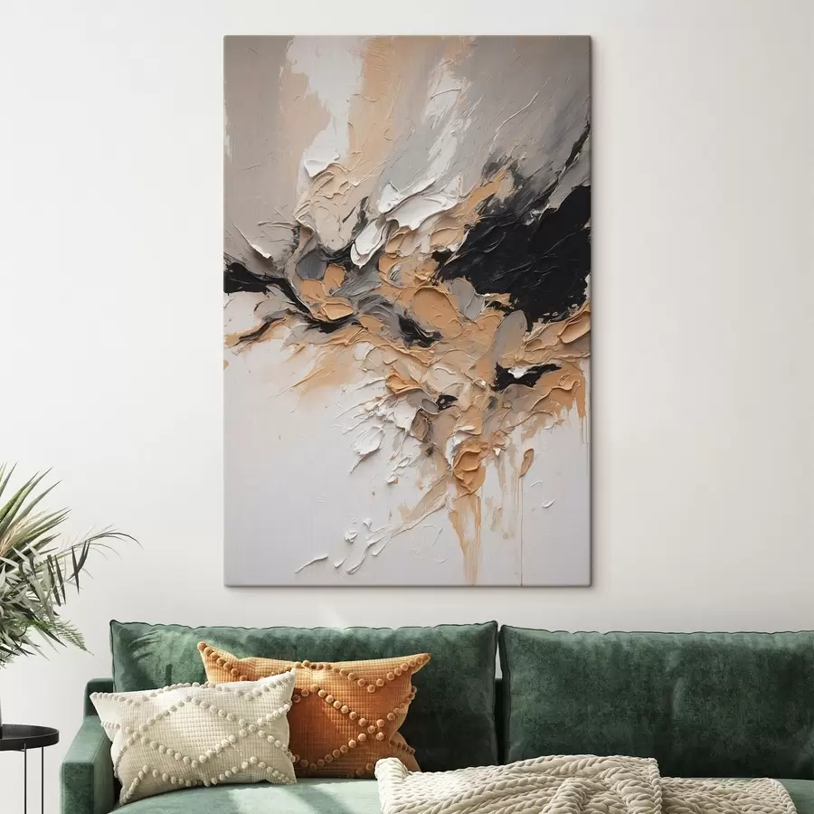 Pilt Abstraktne tekstuur koos värvilöökidega s45619