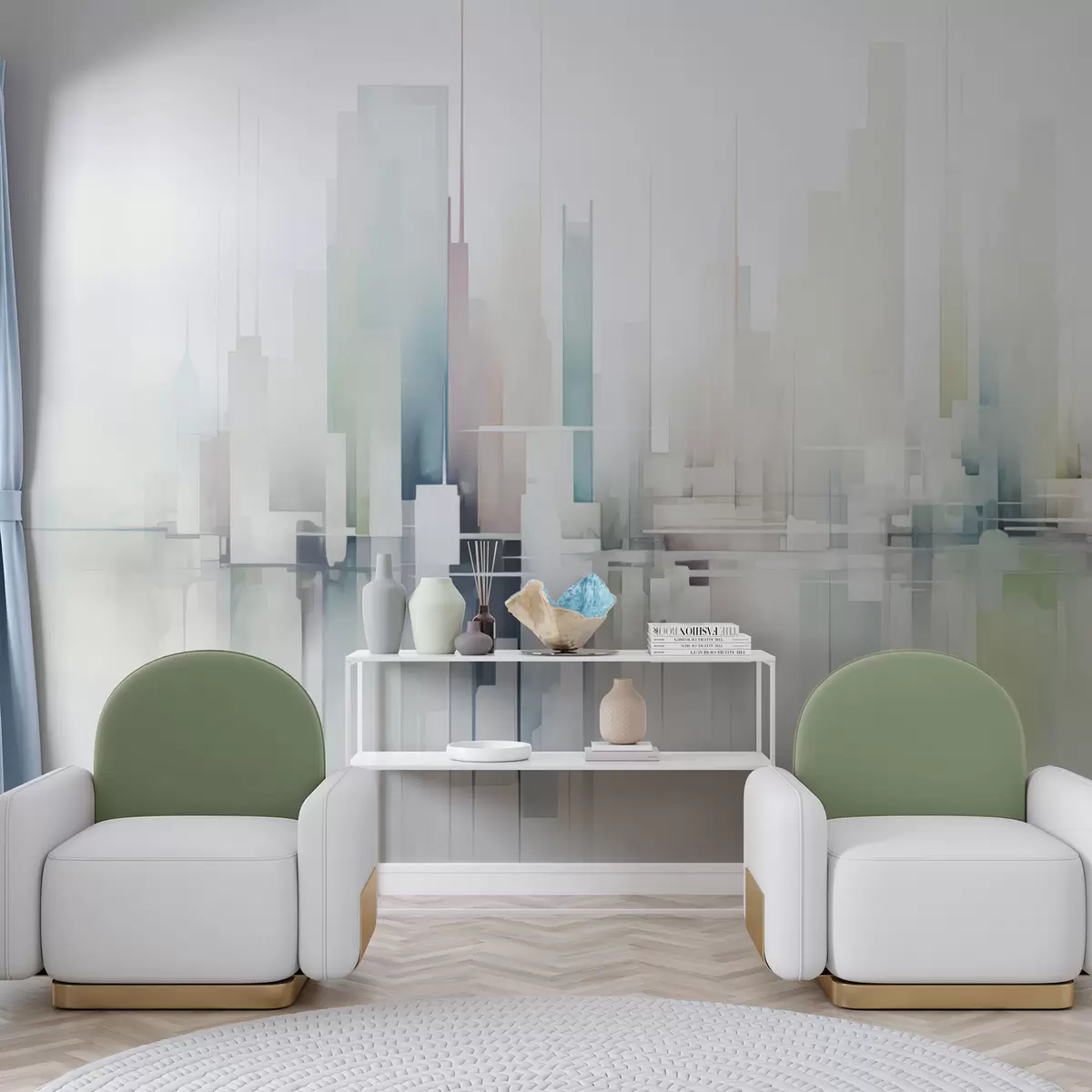 Fototapeedid Abstraktne linn w04488