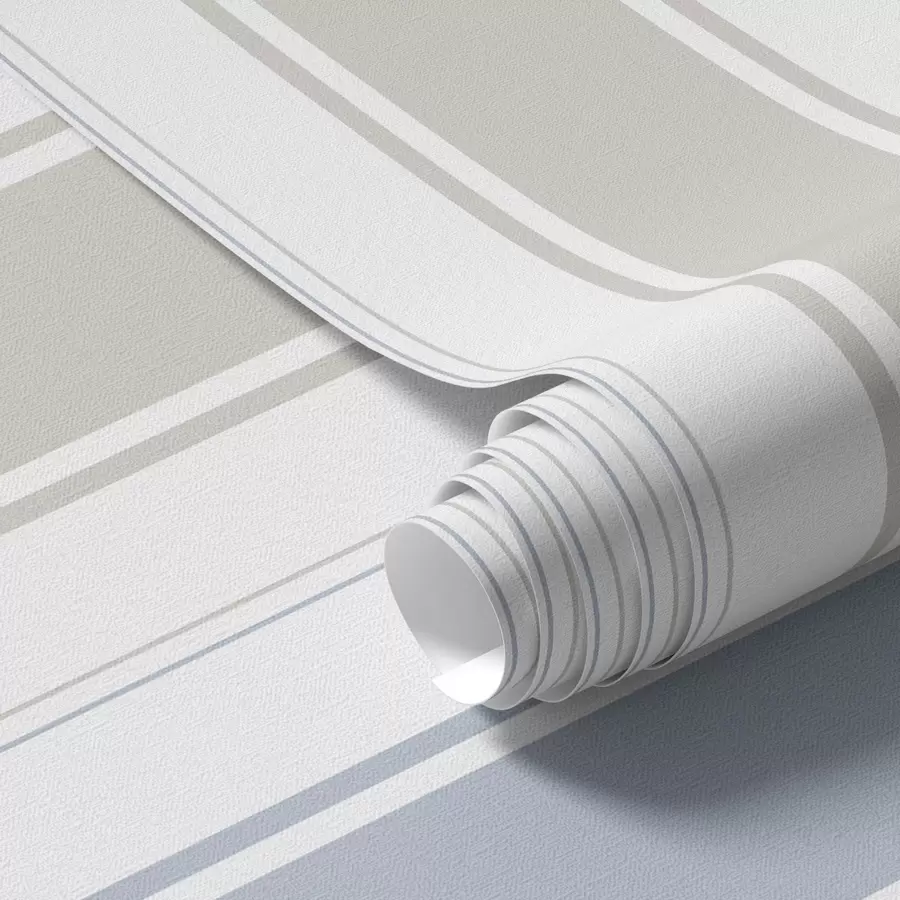 Fototapeedid Hallid ja sinised laiad triibud valgel taustal a00558