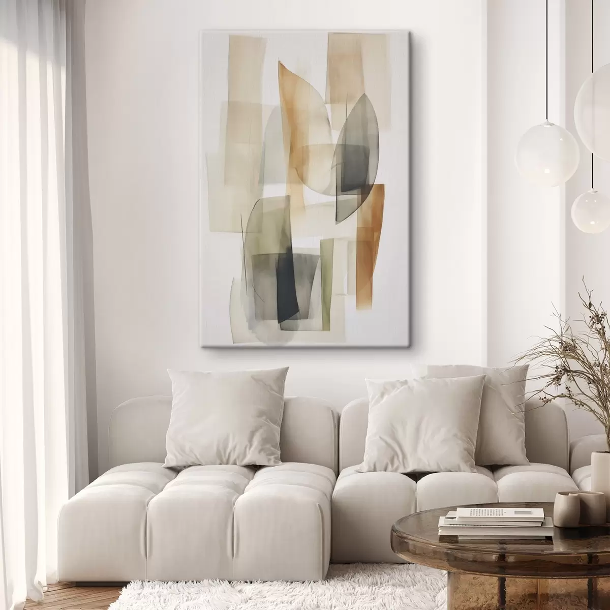 Pilt Abstraktsioon laigud imitatsioon akvarellvärvi s45669