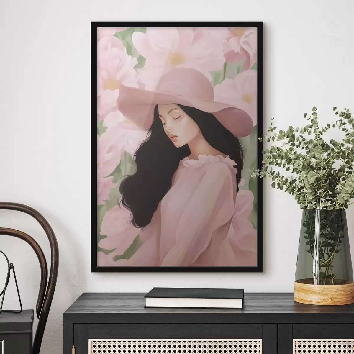 Plakat Tüdruk mütsiga f45677