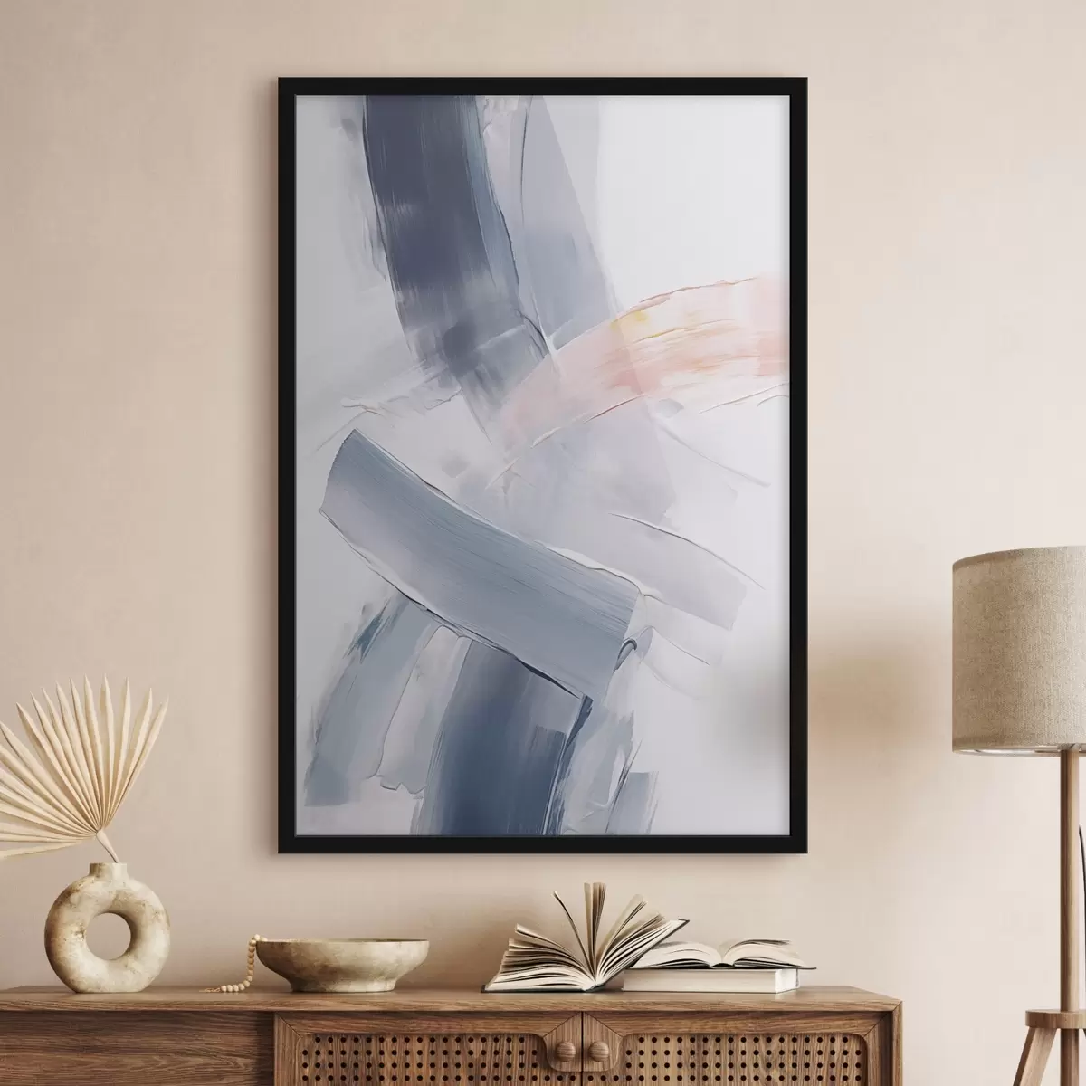 Plakat Abstraktsiooni imitatsioon pintslitõmbed f45679