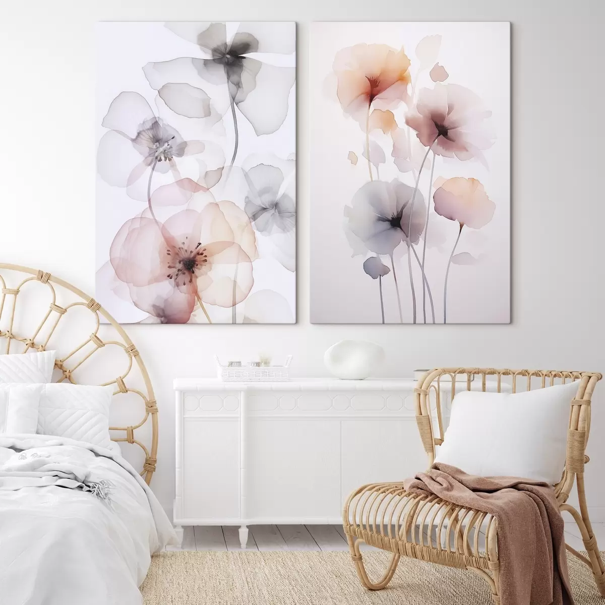 Pilt Lilled imitatsioon akvarell m00680