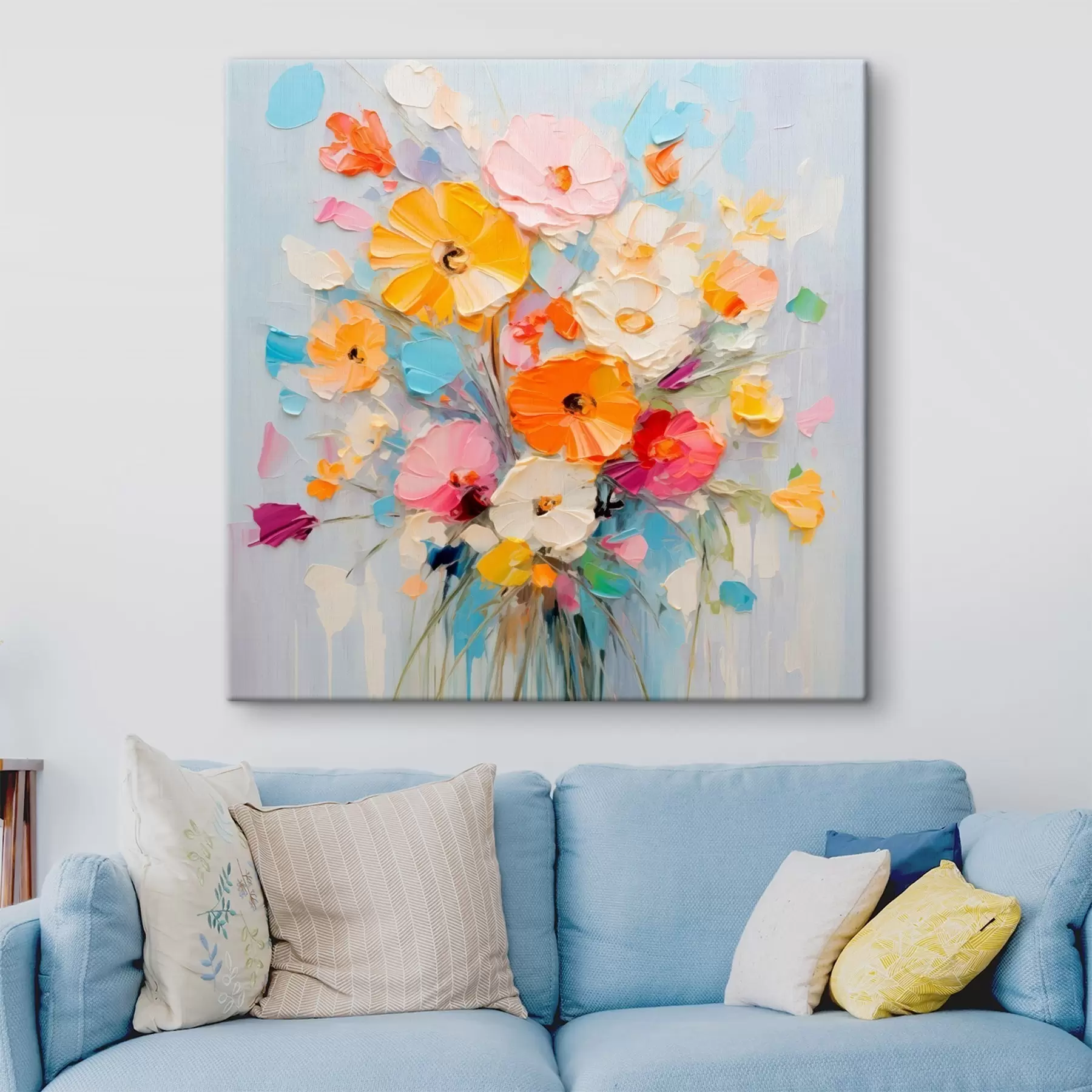 Pilt Lillemotiiv: abstraktne kimp pastelsetes toonides s45599