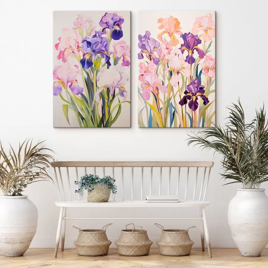 Pilt Pastelsetes toonides iirised heledal taustal m00660