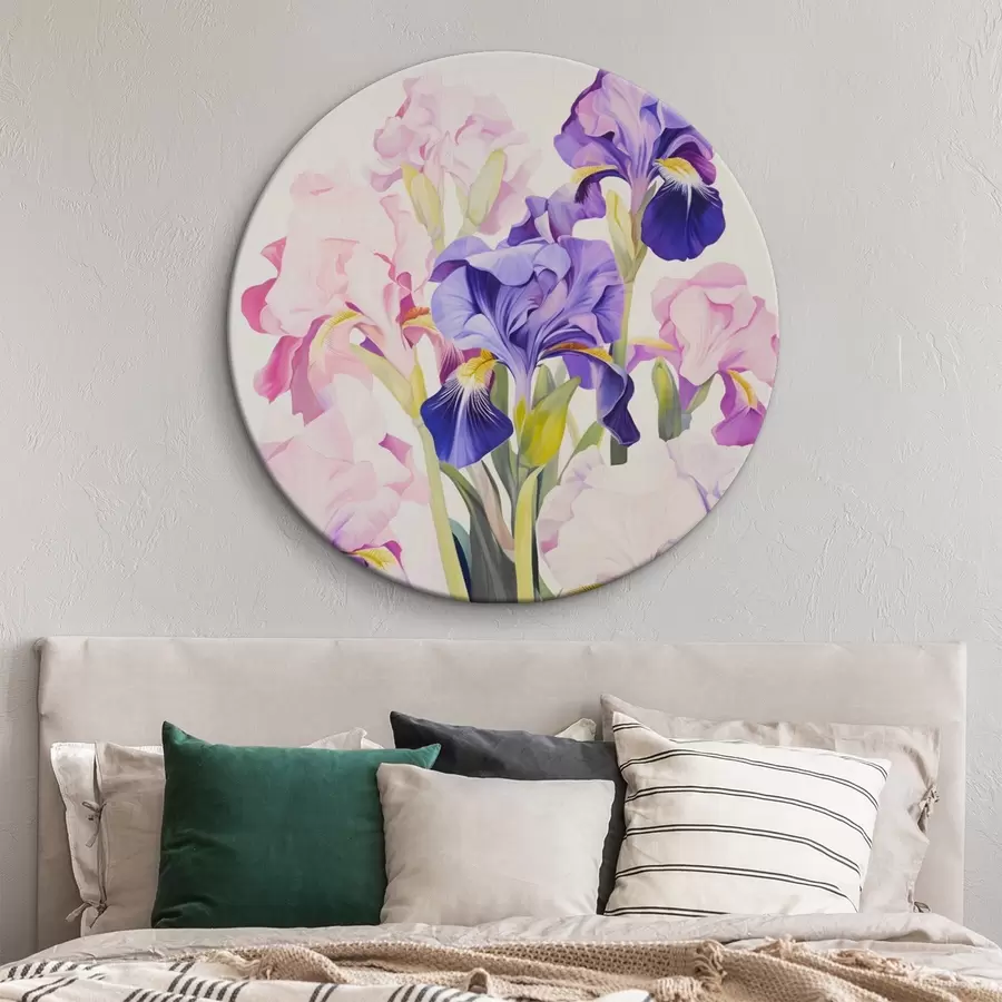 Pilt Lillakate toonide iiriste kimp r45597