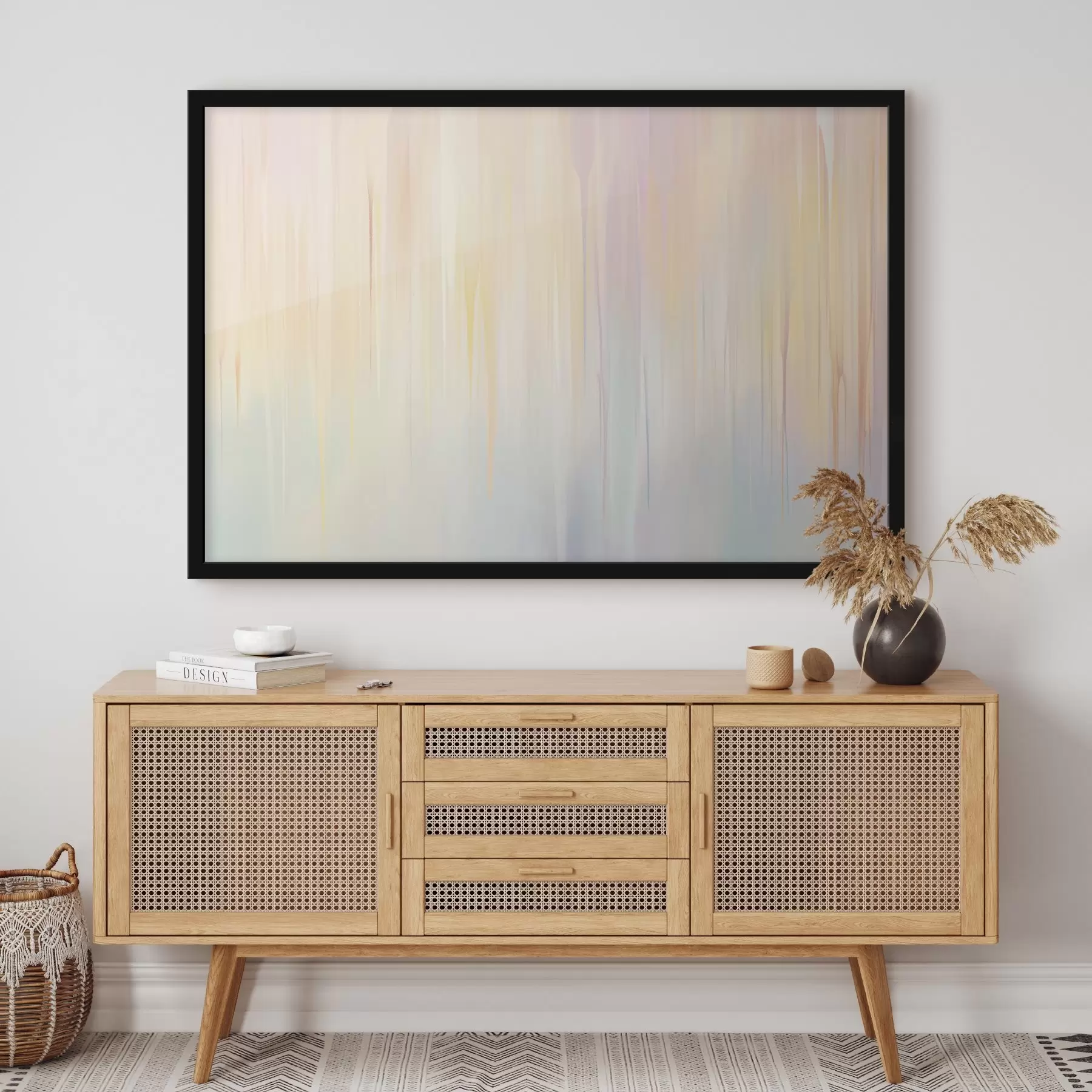 Fototapeedid Abstraktsed vertikaalsed triibud pastelsetes toonides f45508