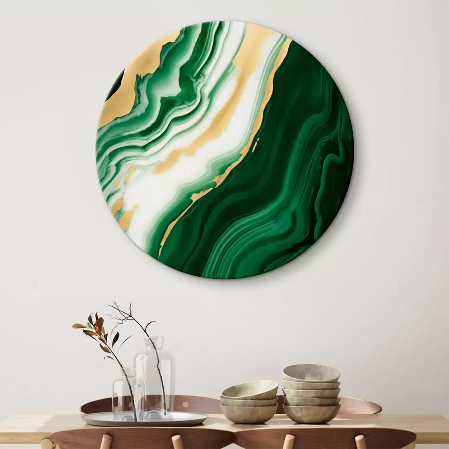 Pilt Rohelise-valge-kollase marmori tekstuurid r45695