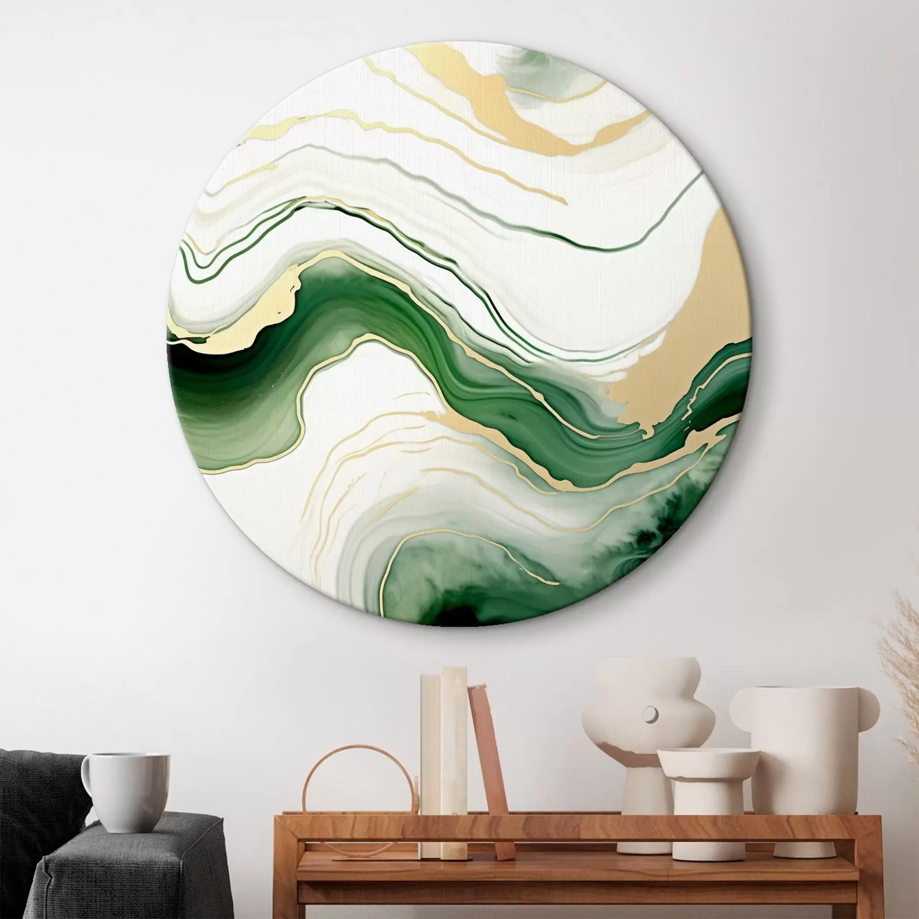 Pilt Heleroheline ja oranž marmormuster r45696