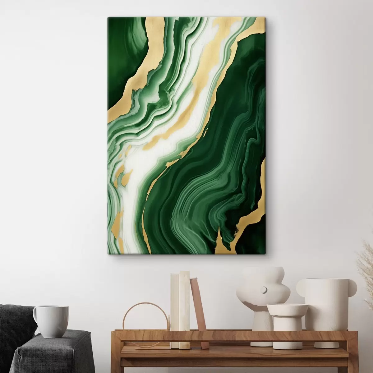 Pilt Rohelise-valge-kollase marmori tekstuurid s45695