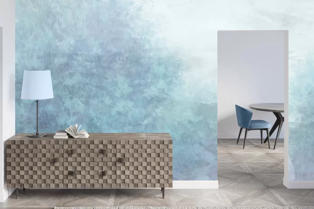 Fototapeedid  Lehede imitatsioon betoonseinal w04468v1