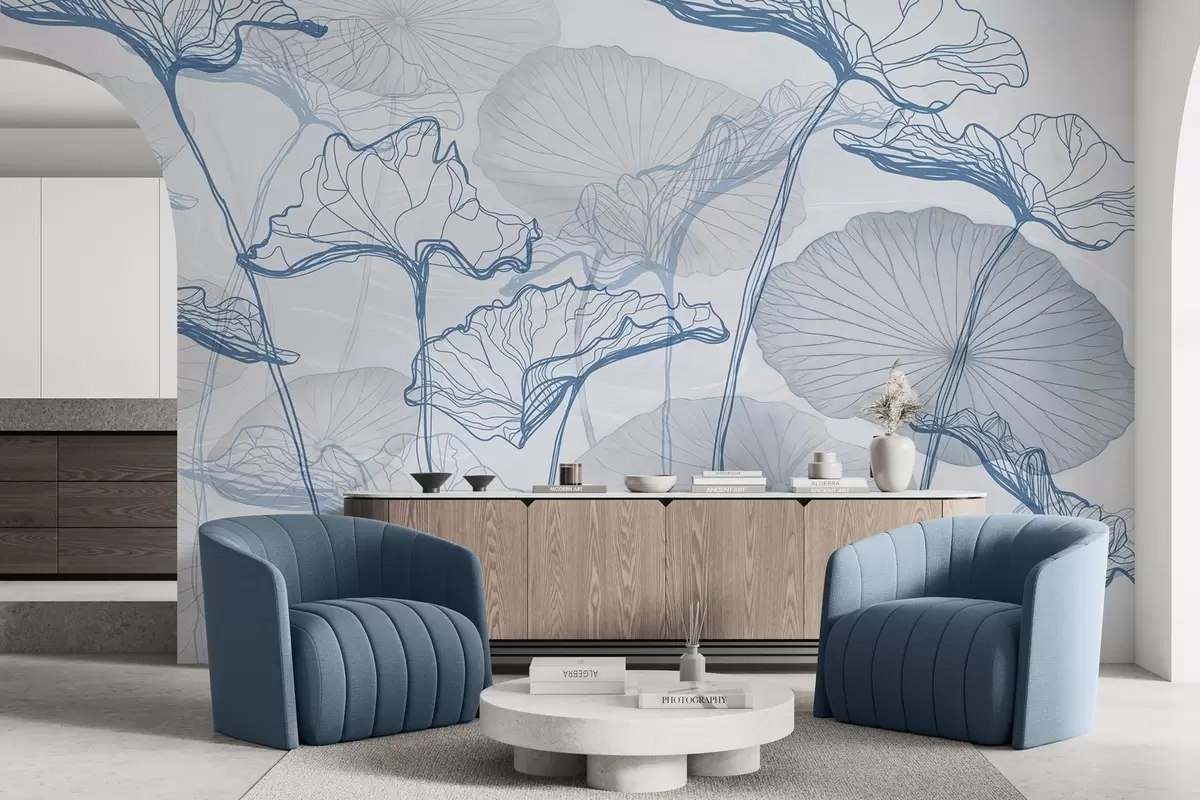 Fototapeedid Erinevad lootose lehed w04471v2