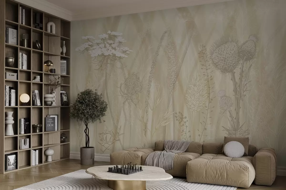 Fototapeedid Rohud ja herbaarium w04473