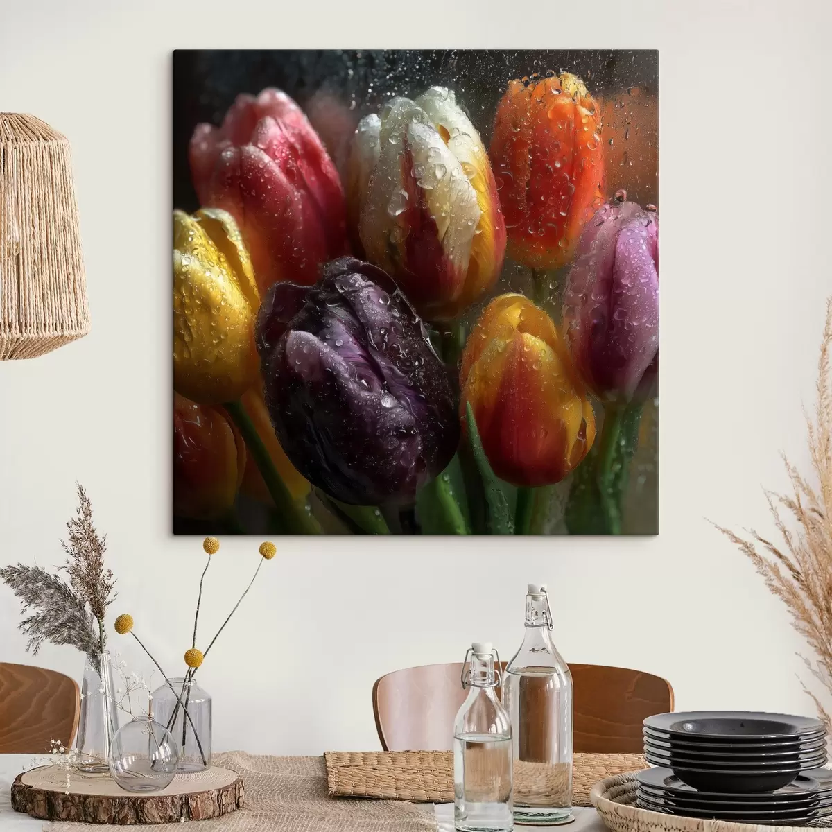 Pilt Tulbid vihmas: erksad värvid s45642