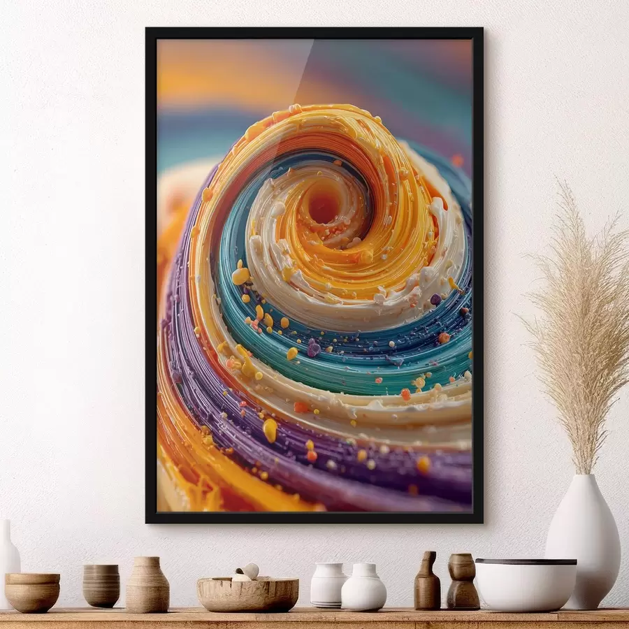 Fototapeedid Mitmevärviline keeris f45639