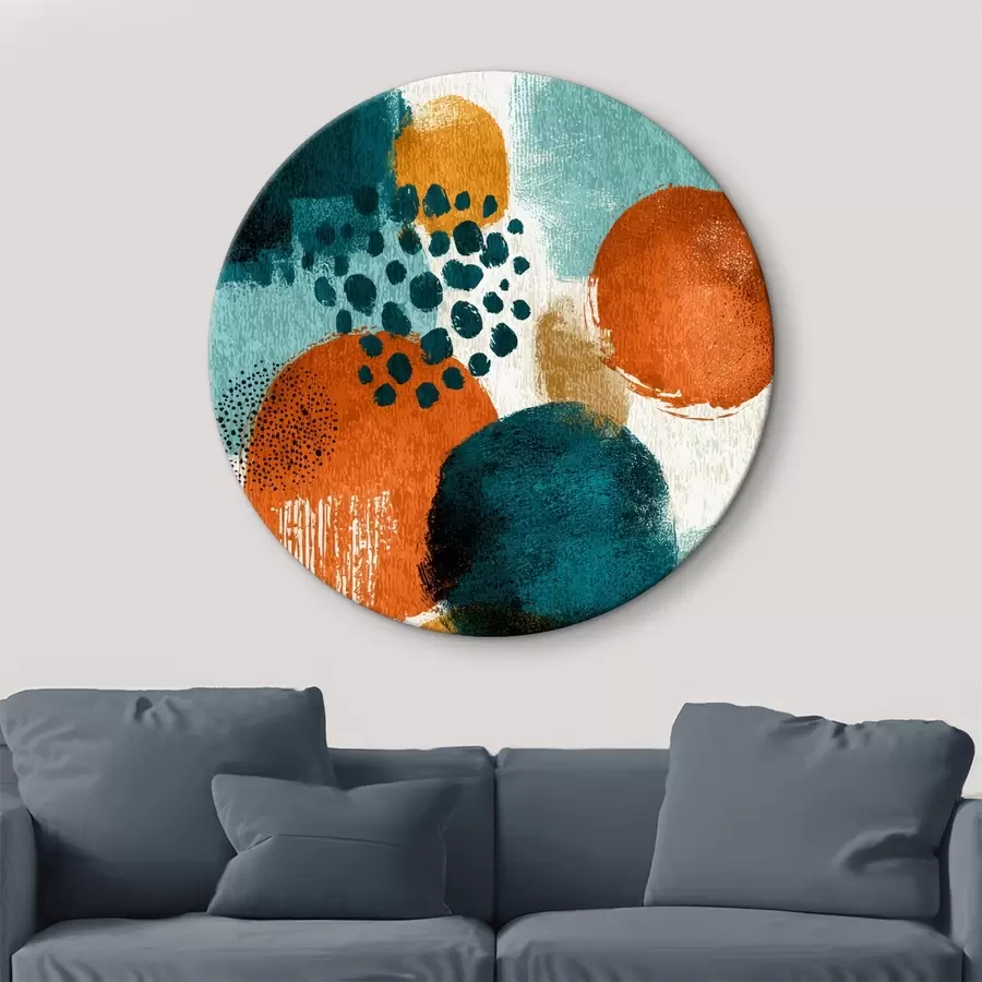 Pilt Heledad kujundid abstraktses maalimisstiilis r45649