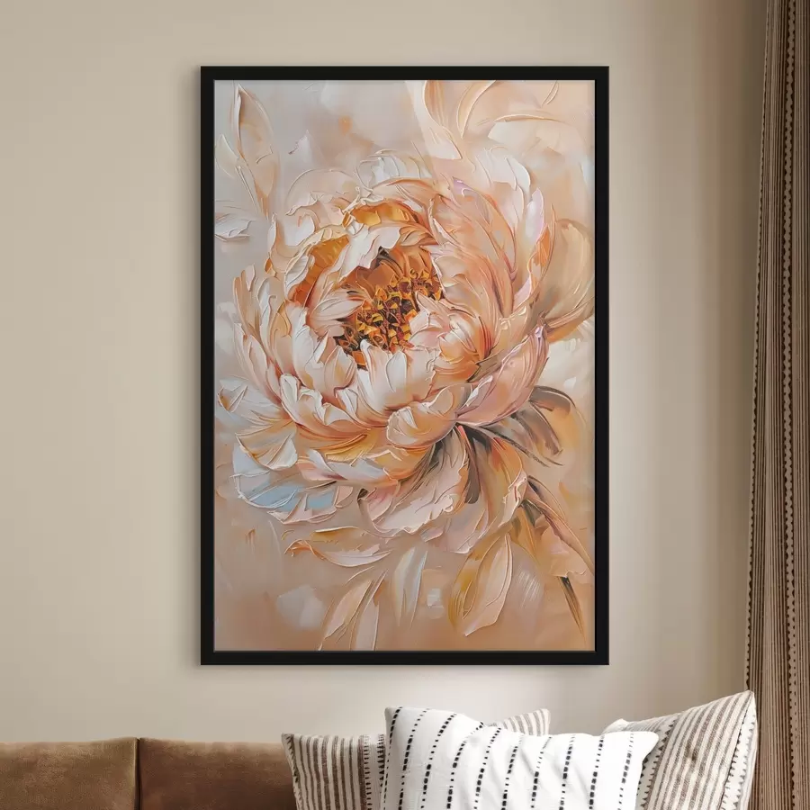 Fototapeedid Õrn abstraktne pioon f45591