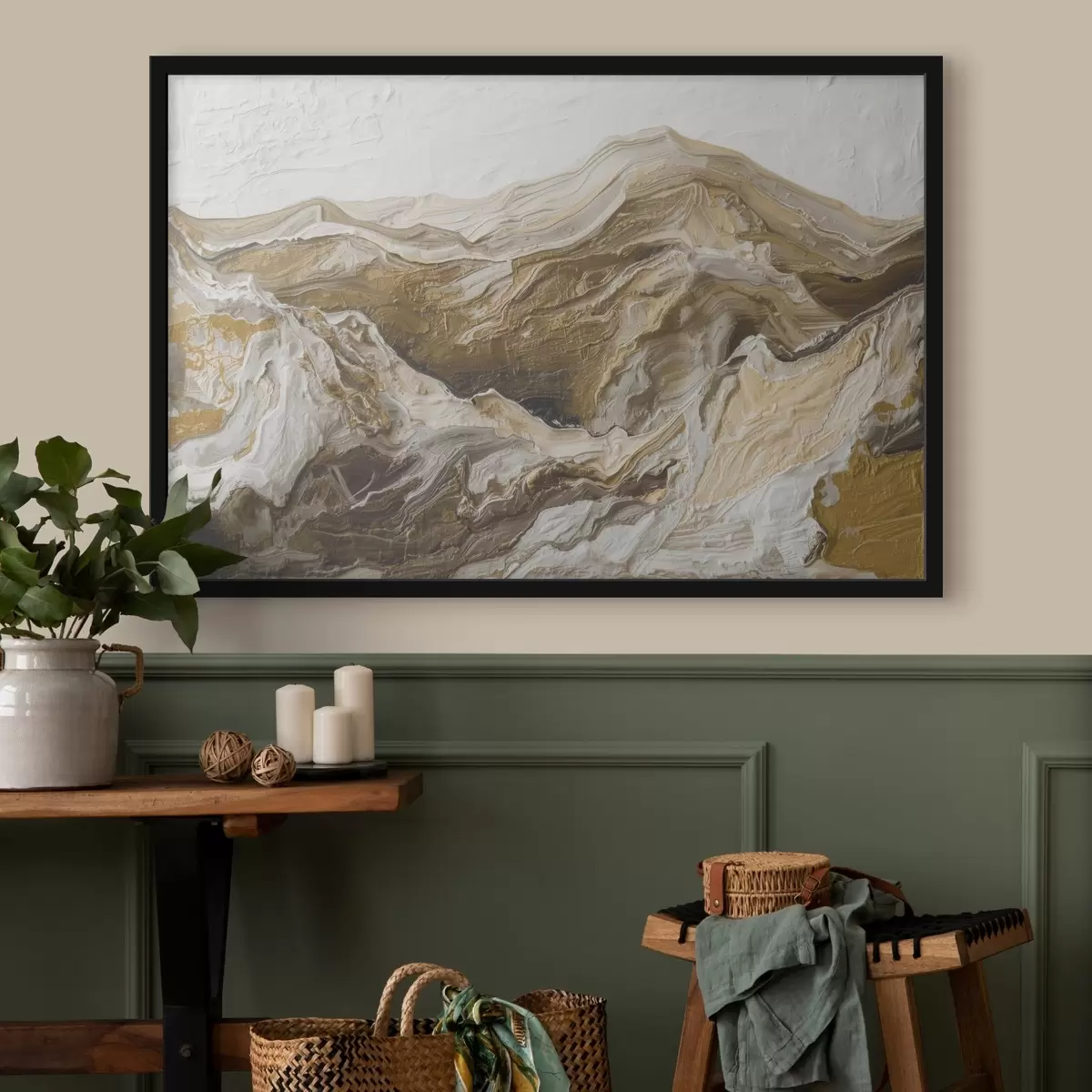 Plakat Abstraktne mägimaastik f45750