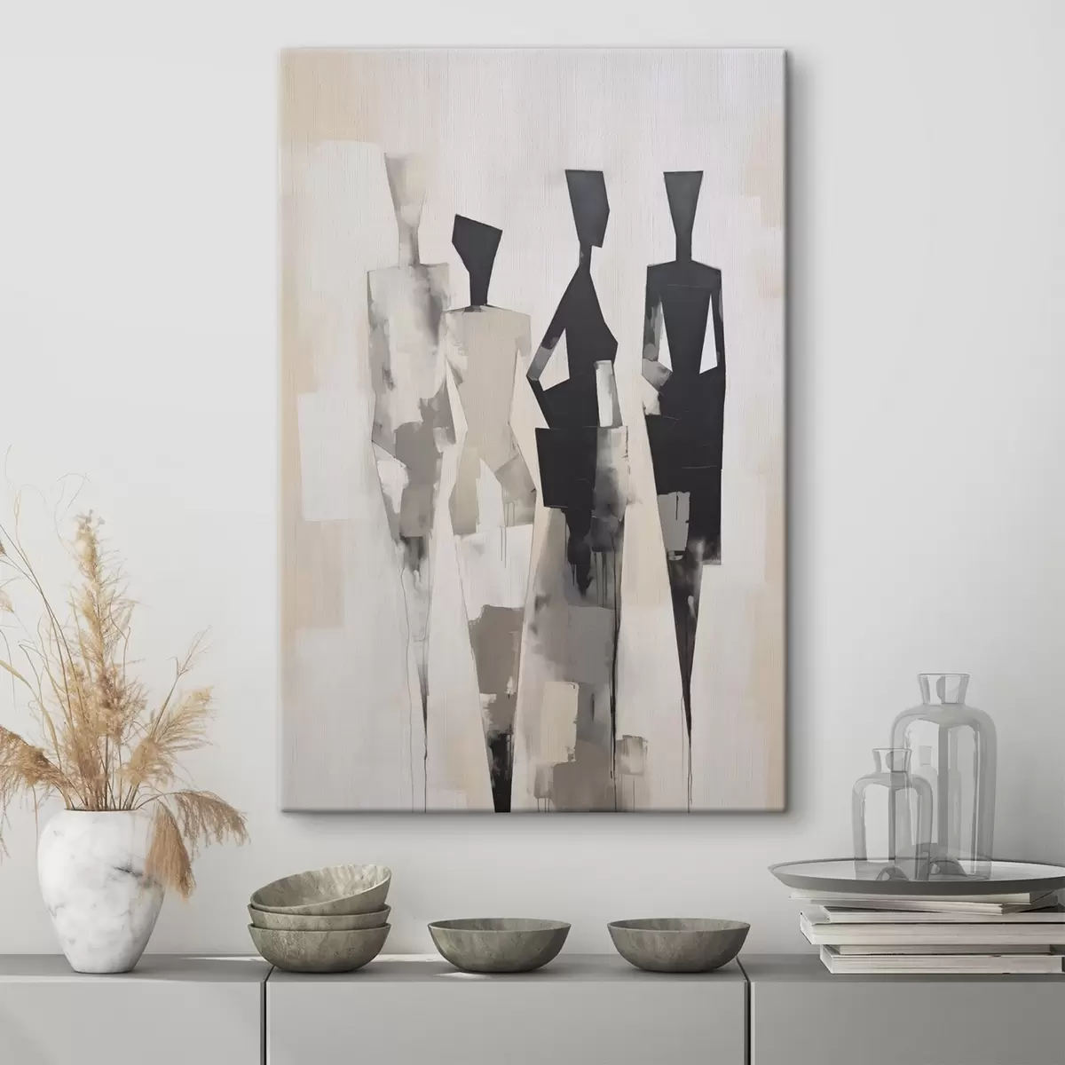 Pilt Inimeste abstraktsed siluetid s45758