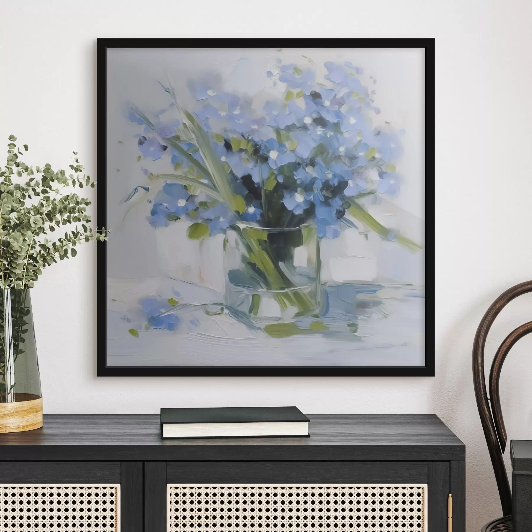 Fototapeedid Õrnad lilled klaasvaasis f45773