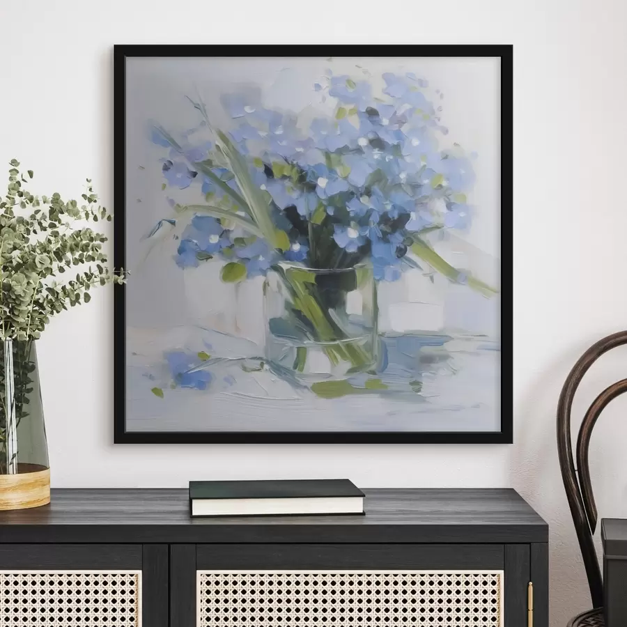 Fototapeedid Õrnad lilled klaasvaasis f45773