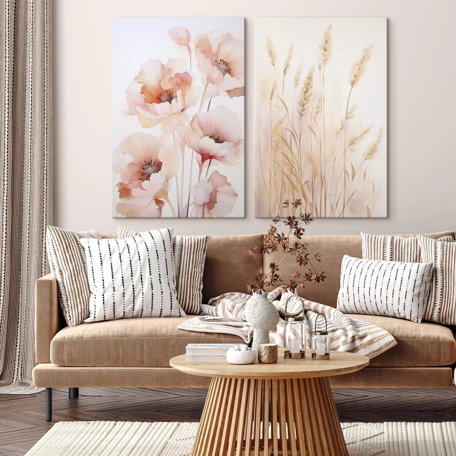 Pilt Moonid ja terad imitatsioon akvarell m00723