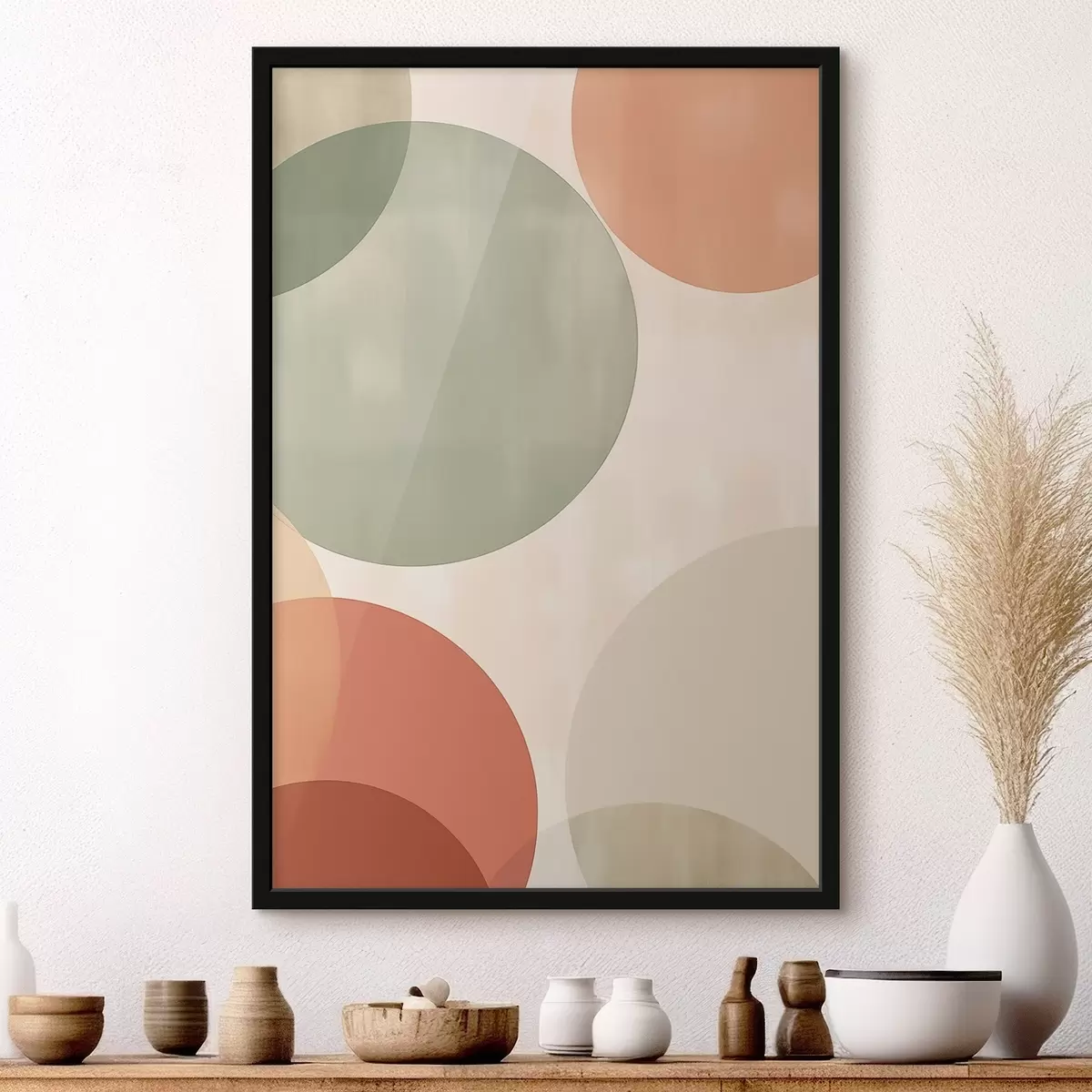 Plakat Suured abstraktsed ringid f45794