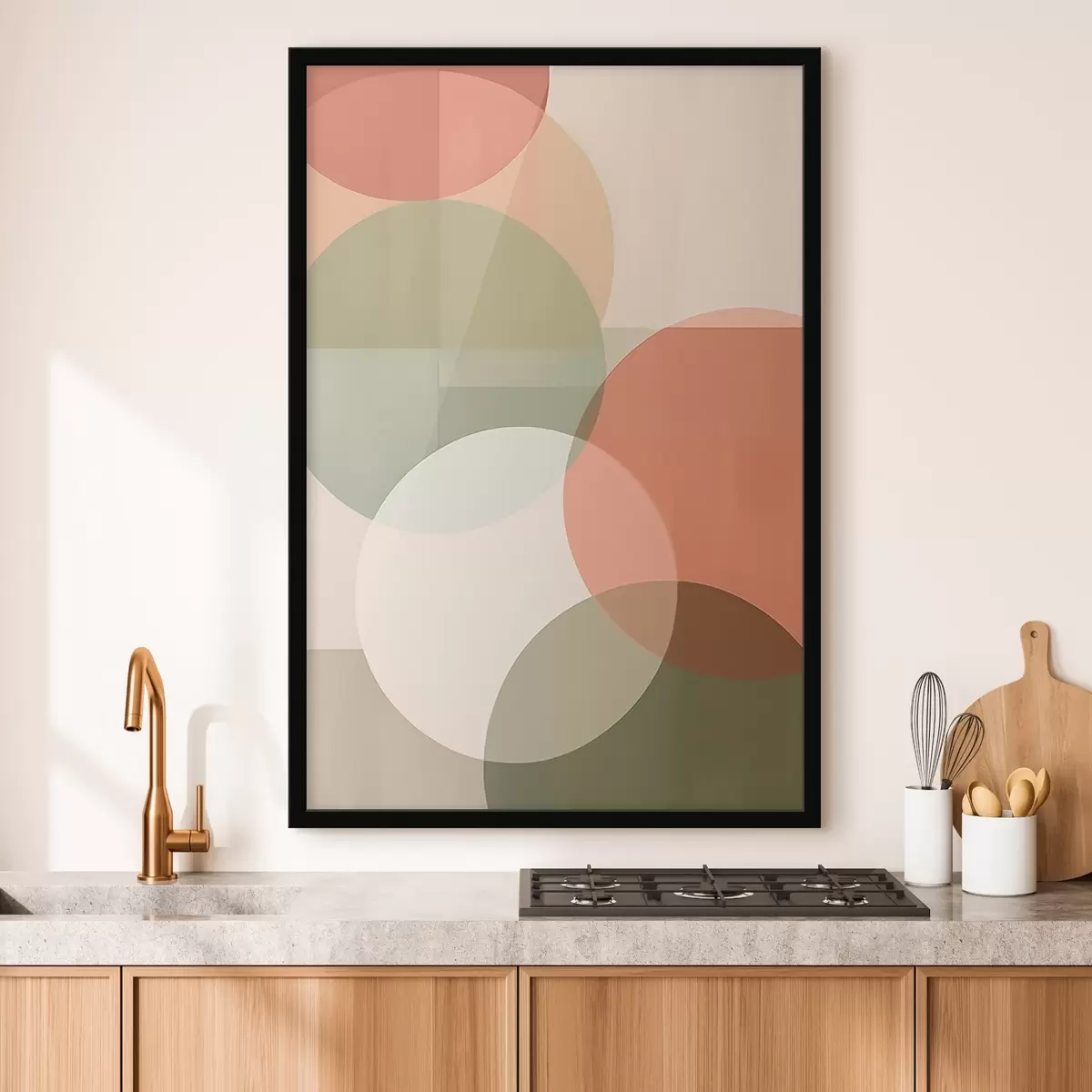 Plakat Suured abstraktsed ringid f45795